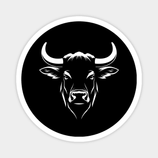 Bull Head Stencil Magnet